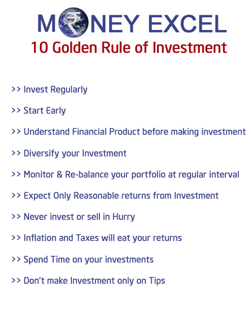 10 Golden Rule Of Investment