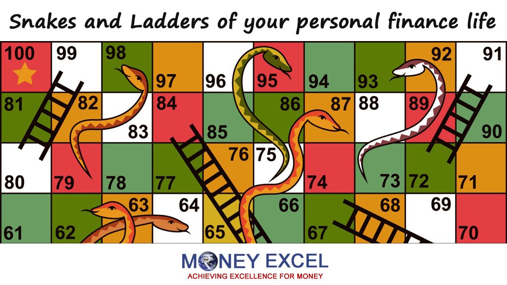 snakes ladders personal finance life