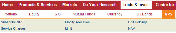 nps icici