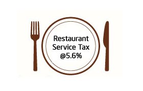 service tax restaurant