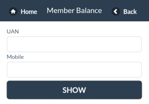 epf balance check on mobile app
