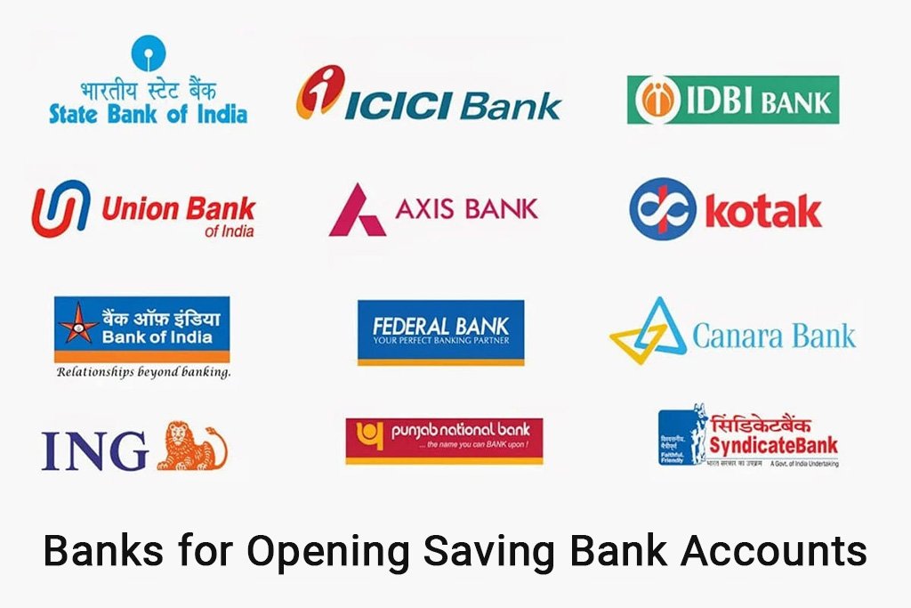 banks for opening saving bank account india