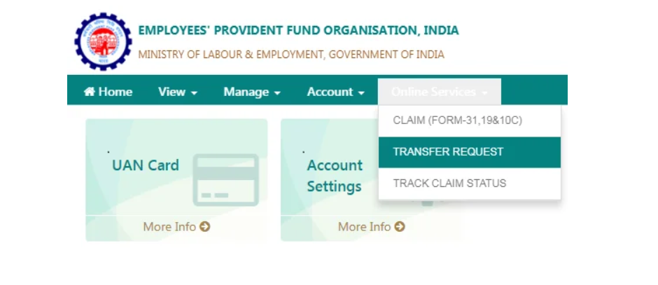 Transfer Request EPF
