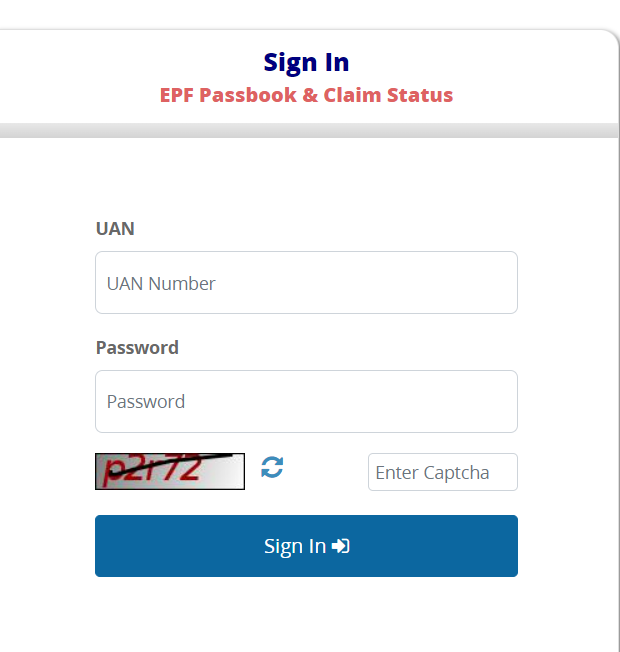 epf passbook download
