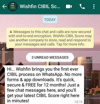 Wishfin CIBIL Score