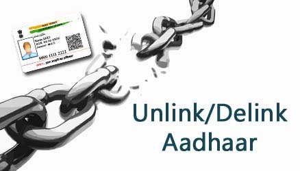 delink aadhaar