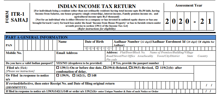 download itr return copy