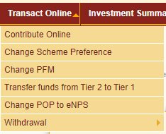 Change PFM NPS