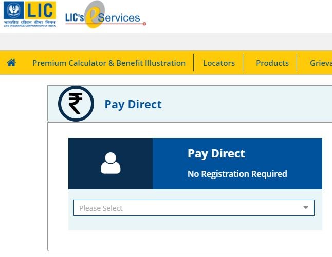 LIC Pay Direct