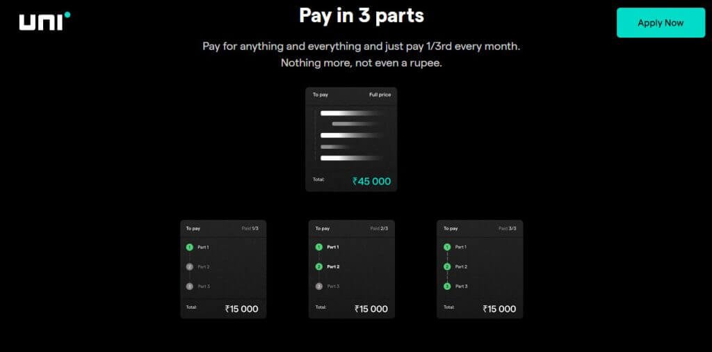 Uni Pay 1/3 Card Review - Should you opt for it?