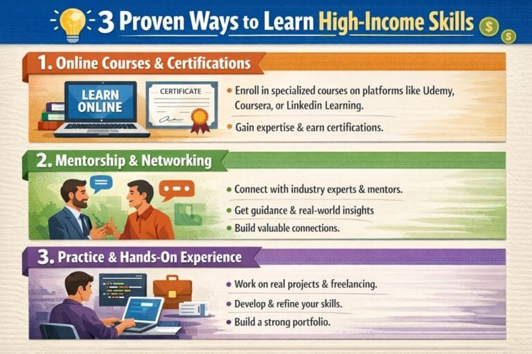 3 Proven Ways to Learn High-Income Skills