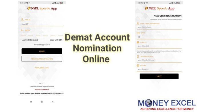 Demat Account Nomination Online NDSL