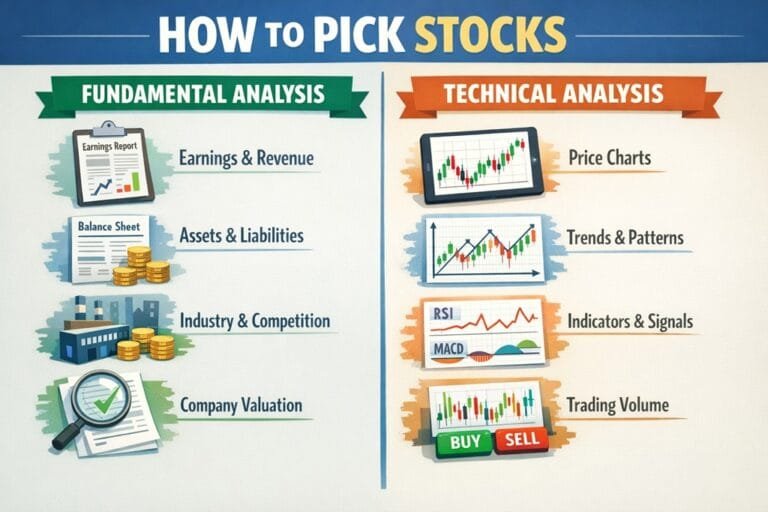 How to Pick Stocks: Fundamental Analysis vs. Technical Analysis