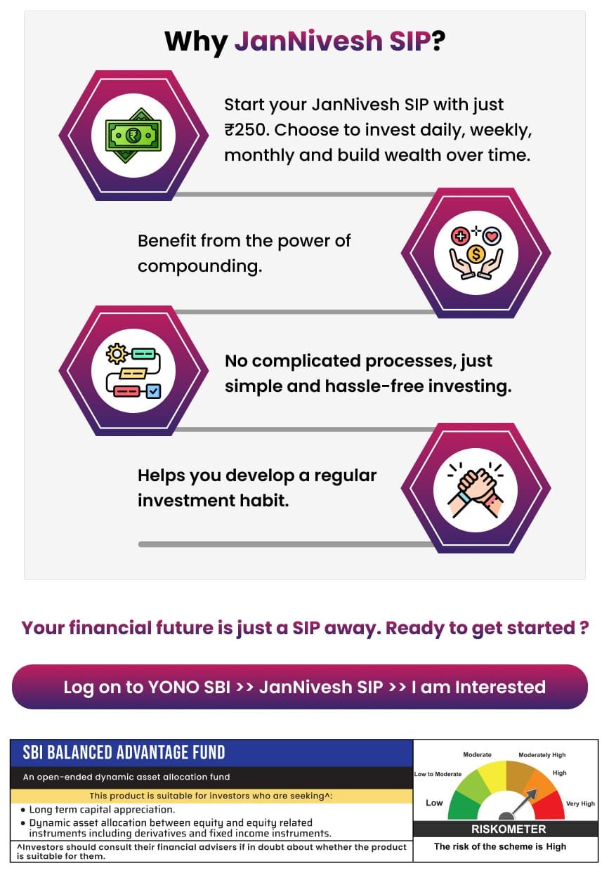 JanNivesh SIP SBI Balance Advantage Fund