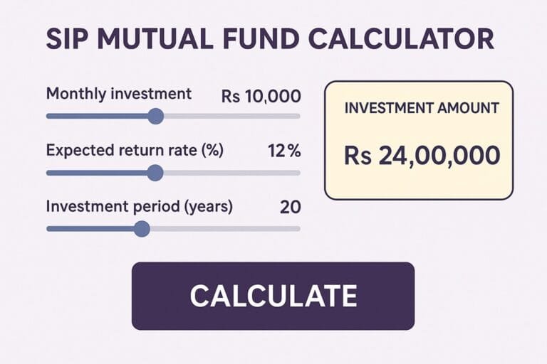 SIP Calculator Calculate Your Mutual Fund SIP Returns with Ease