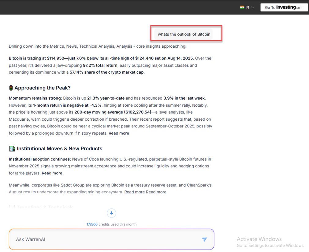 warrenai investing.com