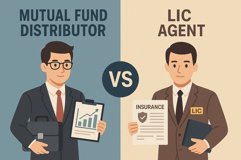 Mutual Fund Distributor vs LIC Agent