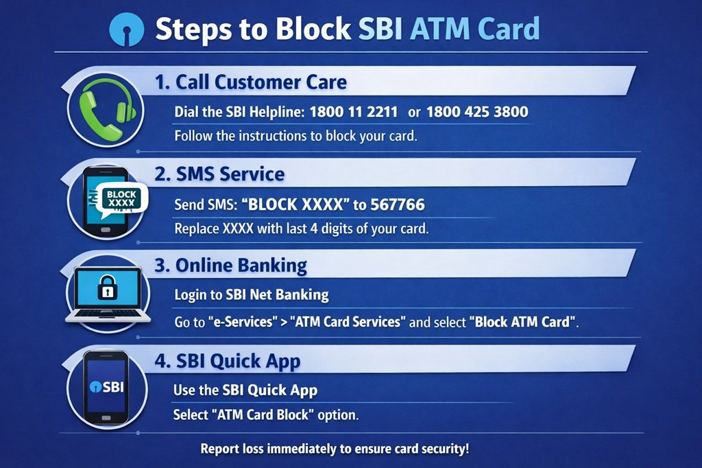 SBI ATM Card Block