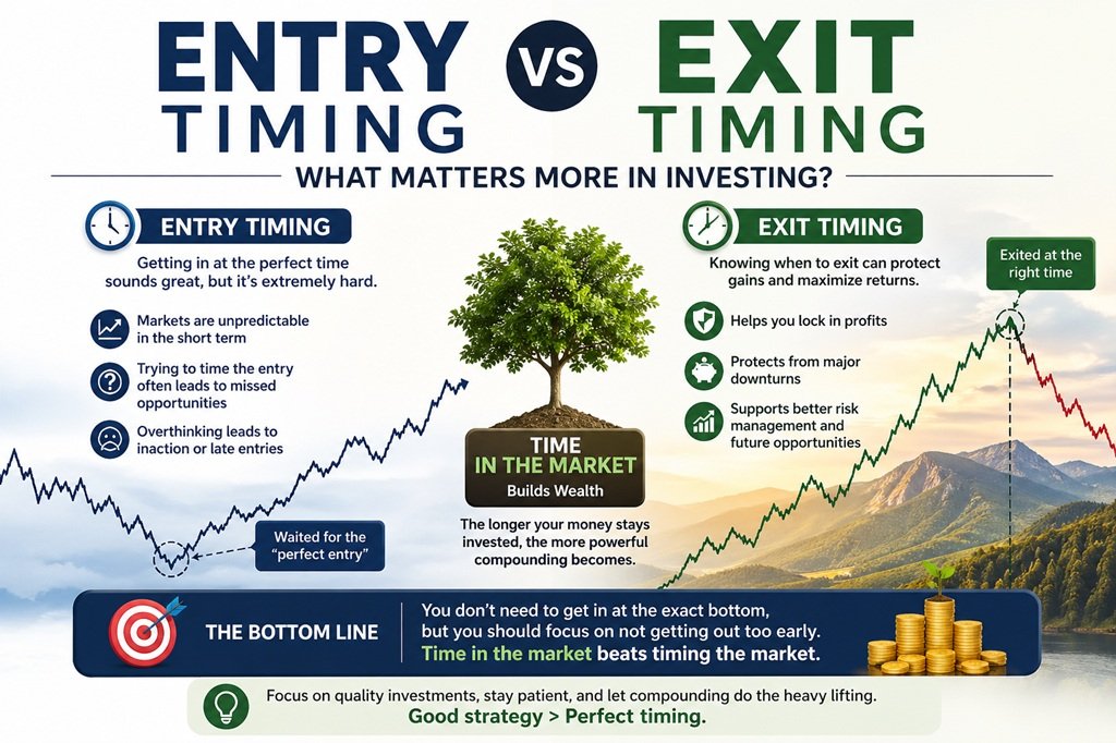 entry vs exit in investment