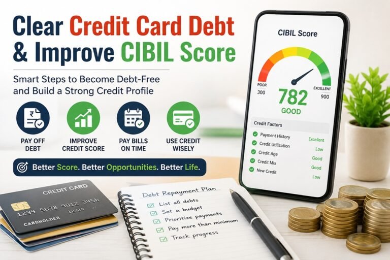 Clear Credit Card Debt & Improve CIBIL Score