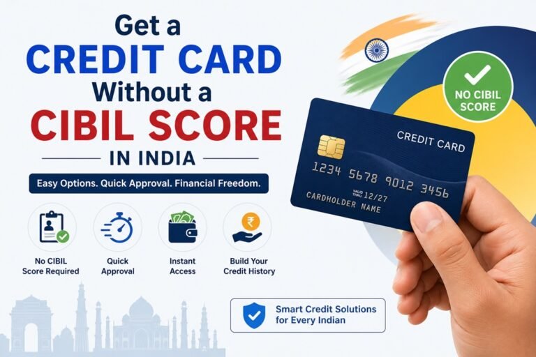 Get a Credit Card Without CIBIL Score in India