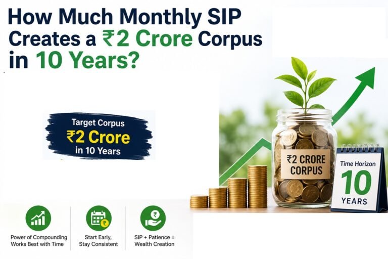 How Much Monthly SIP Creates a Rs 2 Crore Corpus in 10 Years?