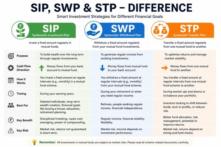 SIP, SWP & STP – Difference