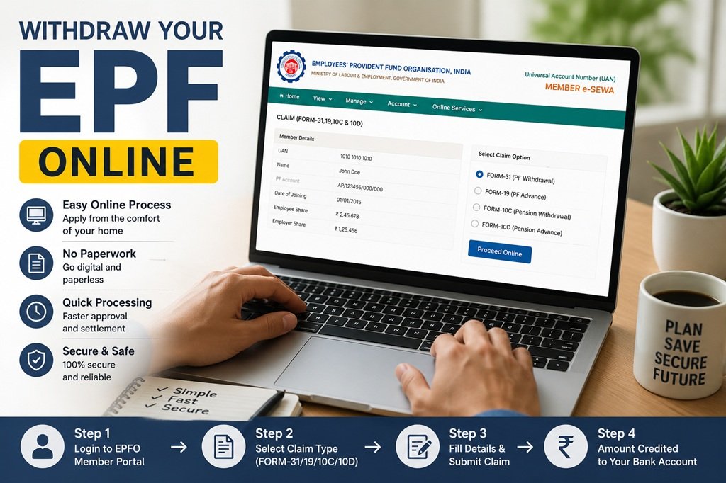 withdraw epf online