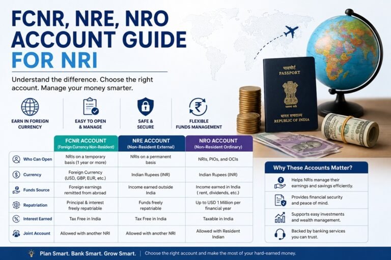 FCNR NRE NRO Account Guide for NRI