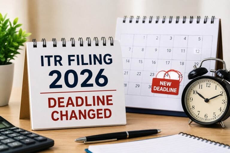 ITR Filing 2026 Deadline Extended