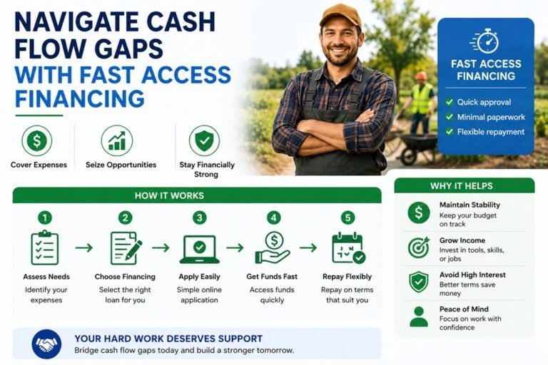 How Seasonal Workers Can Navigate Cash Flow Gaps with Fast Access Financing