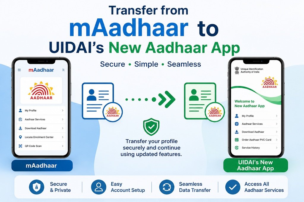 mAadhaar to New Aadhaar App