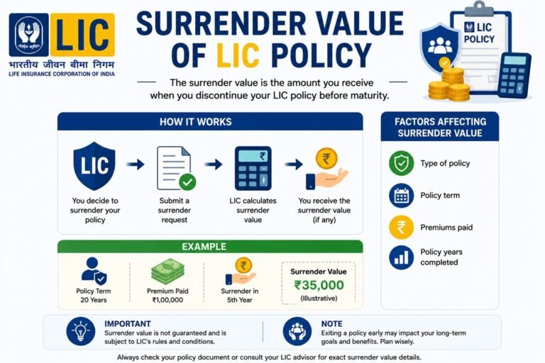 LIC Policy Surrender Value 2026: Easy Calculation Guide
