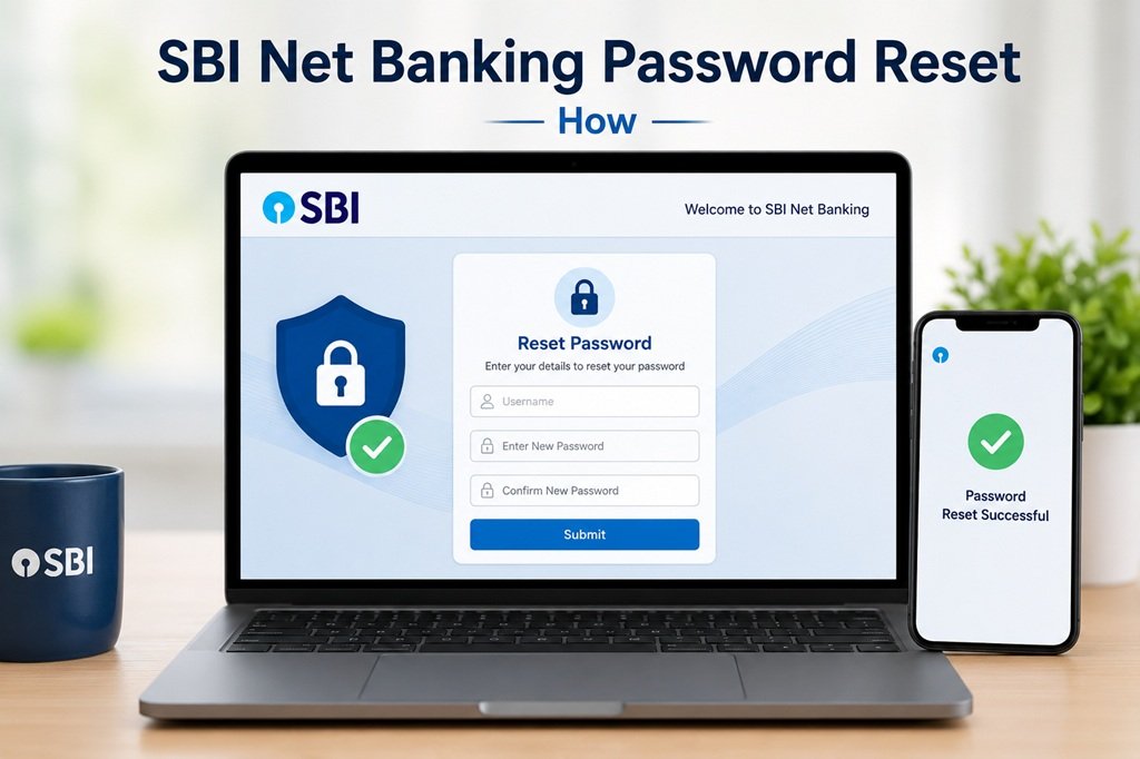 SBI Netbanking Password Reset