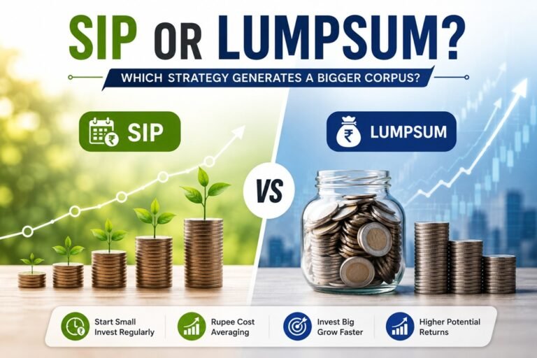 SIP or Lumpsum? Which Strategy Generates a Bigger Corpus